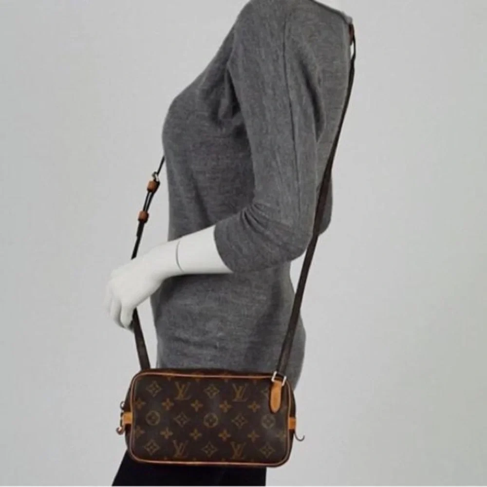 Louis Vuitton Brown Monogram Crossbody Bag - Picture 2 of 8